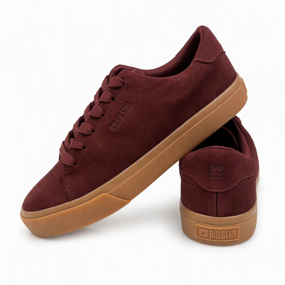 sneakersy półbuty damskie bordo burgund BIG STAR UU274242 Filippo DP 6457 (7).png