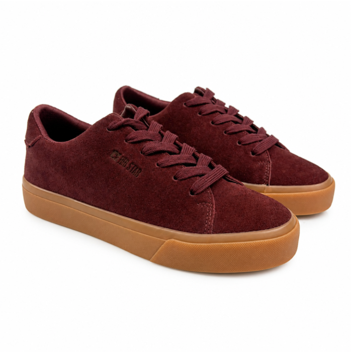 sneakersy półbuty damskie bordo burgund BIG STAR UU274242 Filippo DP 6457 (5).png