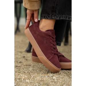 sneakersy półbuty damskie bordo burgund BIG STAR UU274242 Filippo DP 6457 (4).png