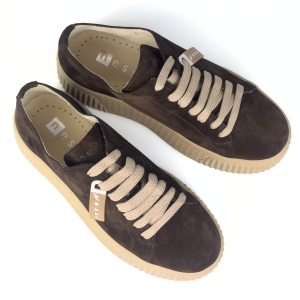 skórzane sneakersy damskie sportowe zamsz brąz Nessi 26LP038 (4).jpg