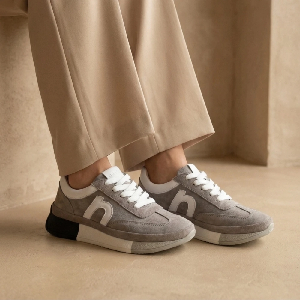 skórzane sneakersy damskie sportowe zamsz szare NESSI 26LP033 (6).jpg