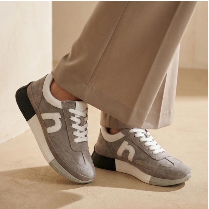skórzane sneakersy damskie sportowe zamsz szare NESSI 26LP033 (5).jpg