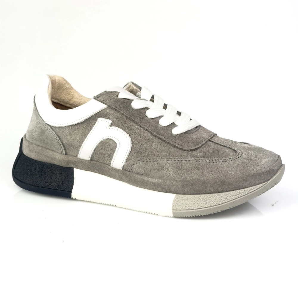skórzane sneakersy damskie sportowe zamsz szare NESSI 26LP033 (4).jpg