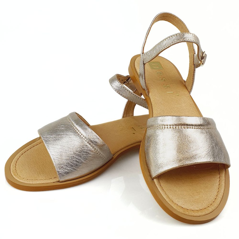 sandały złote nessi