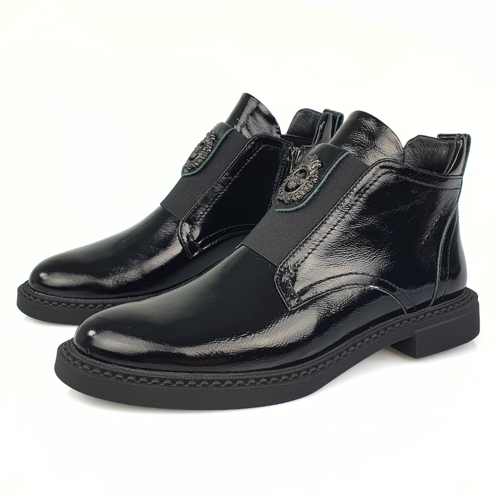 czarne trzewiki nessi 24650