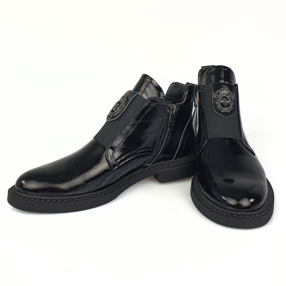 czarne trzewiki nessi 24650