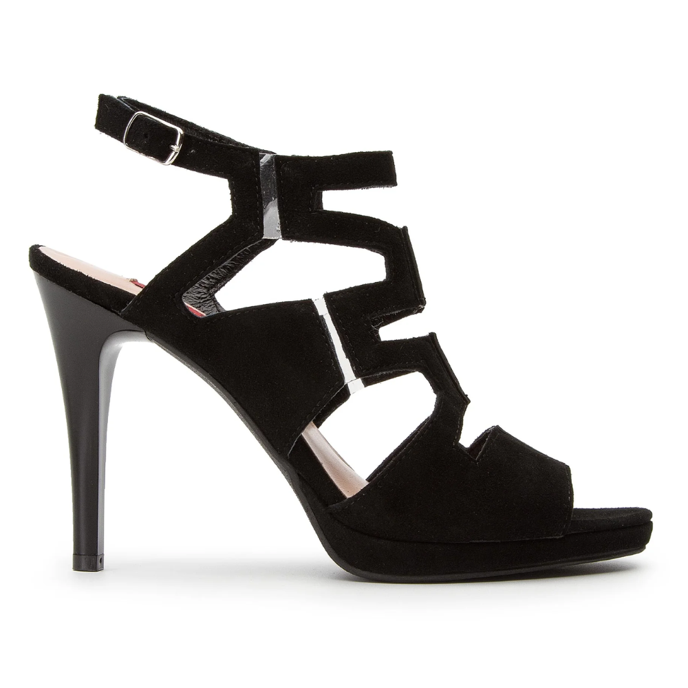 czarne sandałki libero